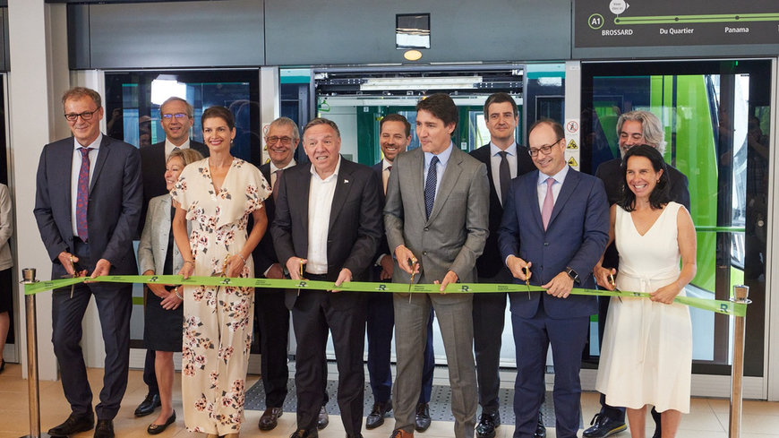 Alstom and its partners inaugurate the first REM segment in Montreal